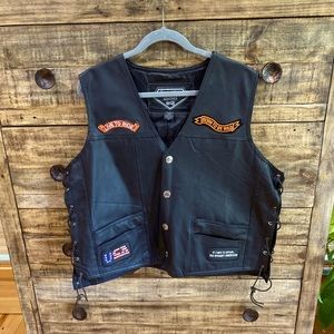Diamond Plate‎ Leather Vest